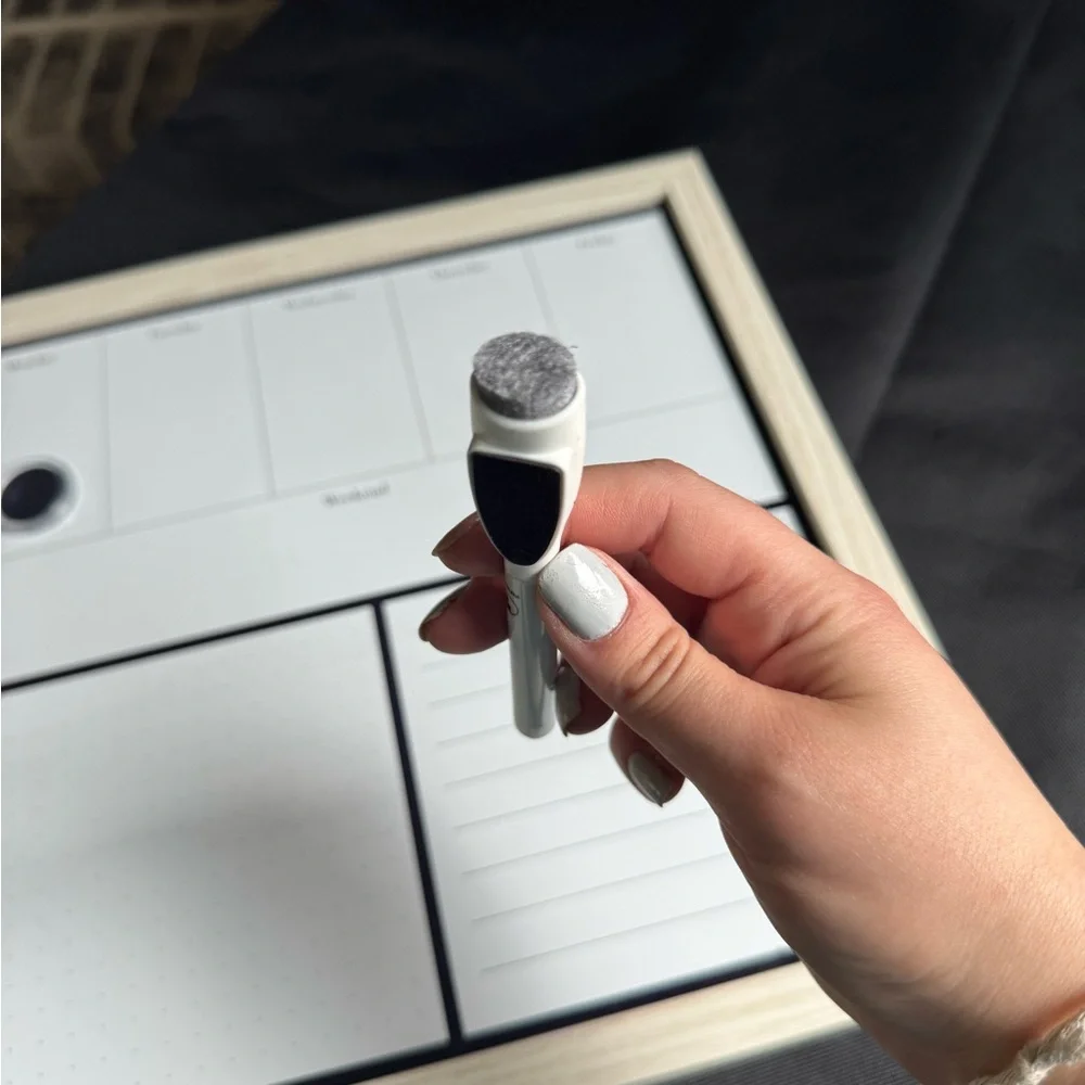 White and Black Weekly Planner Board